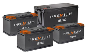 Lithium Ion Batteries (LiFePO4) PREMIUM RANGE - TELECO