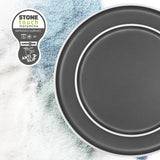ASSIETTE A DESSERT DOLOMIT GRISE Ø 20 CM ANTIGLISSE - BRUNNER