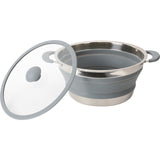 FAIT-TOUT PLIABLE VOLCANO FOLD-AWAY EN SILICONE ET INOX Ø 24 CM - BRUNNER