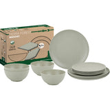 PACK VAISSELLE ECOLOGIQUE MIDDAY TIERRA FOREST 12 PIECES BRUNNER
