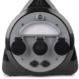 RALLONGE 15 M AVEC DEVIDOIR LAMPE USB PRISES ONBOARD 15 GRIS - BRUNNER