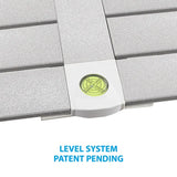 Table pliante Silver Gapless Level Plan Enroulable - Brunner