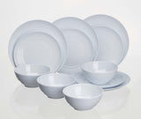 COOL WHITE SET 12 PIECES ANTI-SLIP