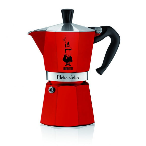 MOKA EXPRESS COFFEE MAKER 3 CUPS RED