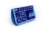 VW T1 NEOPRENE BLUE POUCH - 18 x 27 x 10 CM