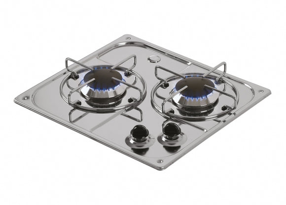 PC1321-S - 2 burner stove without lid 350x320mm
