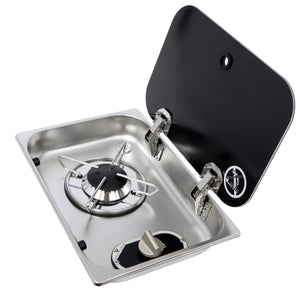 Built-in 1 burner stove with glass lid