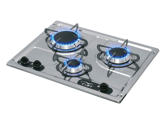 PC1323-S - 3 burner stove without lid 470x360mm