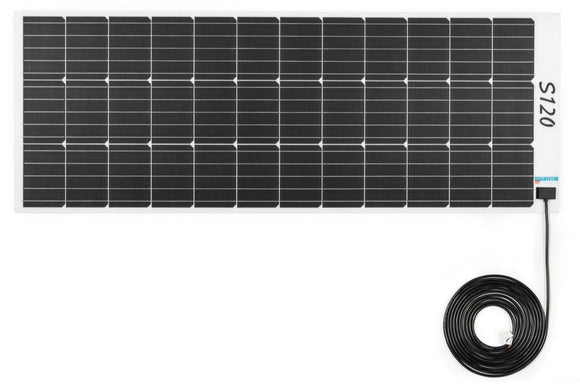 FLEXIBLE SOLAR PANEL FOR DUCATO 120W 136 X 50 CM