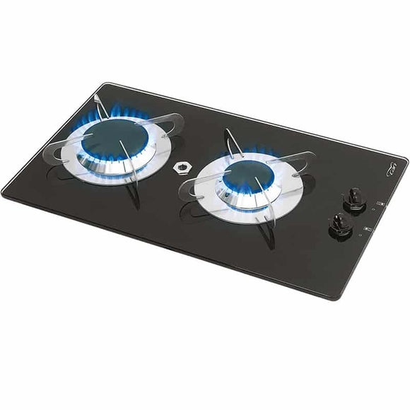 PV1357-S - 2 burner glass hob without lid 300x500mm
