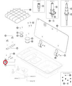 Plug for blind holes Ø 5.5 PE black - CAN