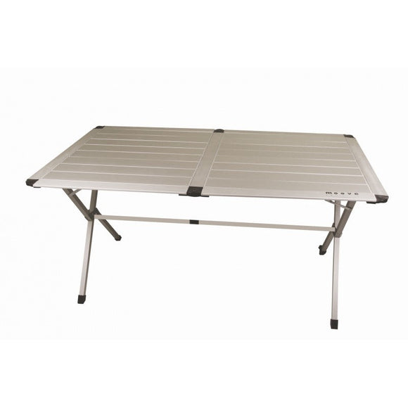 ALU TABLE FOR 4 PEOPLE 110X72X70 CM
